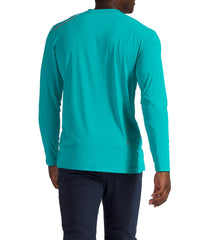 BloqUV Men's UPF 50+ Sun Protection Long Sleeve Jet Tee Top