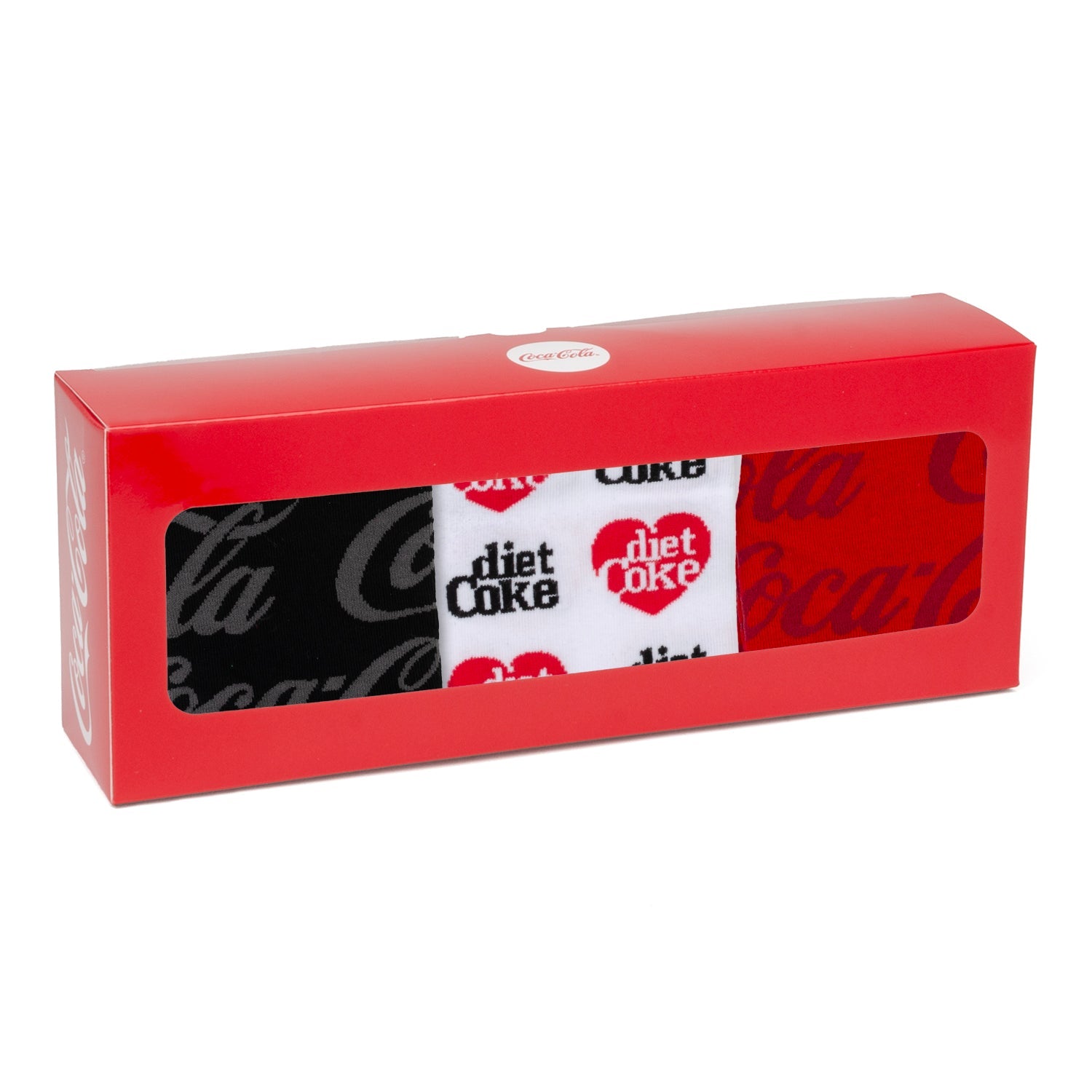  Cufflinks Coca-Cola 3 Pack Sock Set - Default Title - Bonton