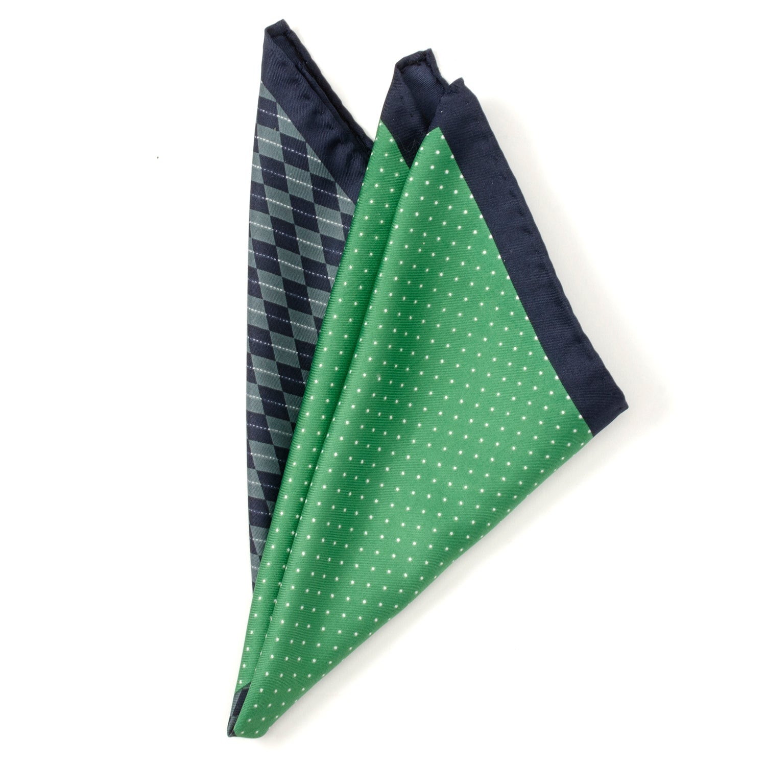  Cufflinks Argyle Dot Multi Pocket Square - Default Title - Bonton