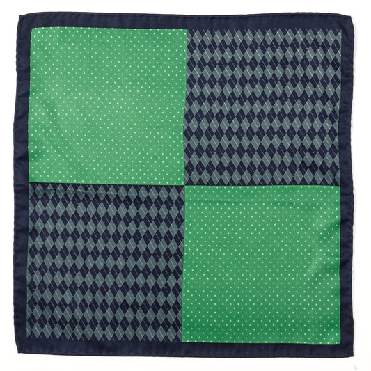 Argyle Dot Multi Pocket Square