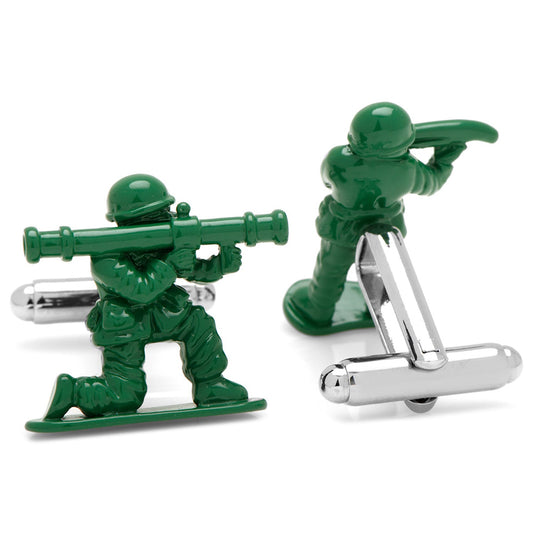 Green Army Men Cufflinks