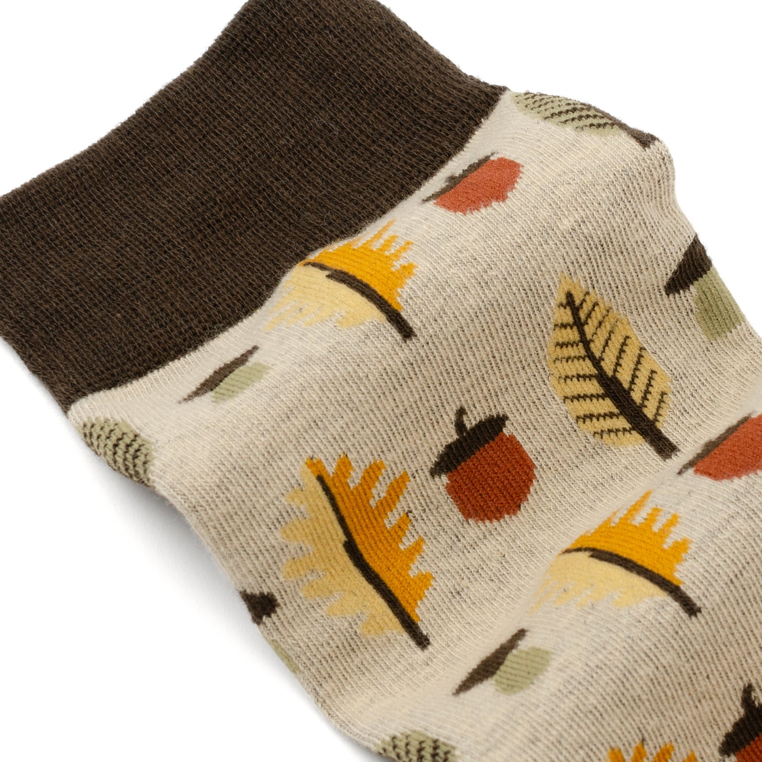  Cufflinks Autumn Air Tan Men's Socks - Default Title - Bonton