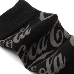 Coca-Cola Black Logo Dress Socks