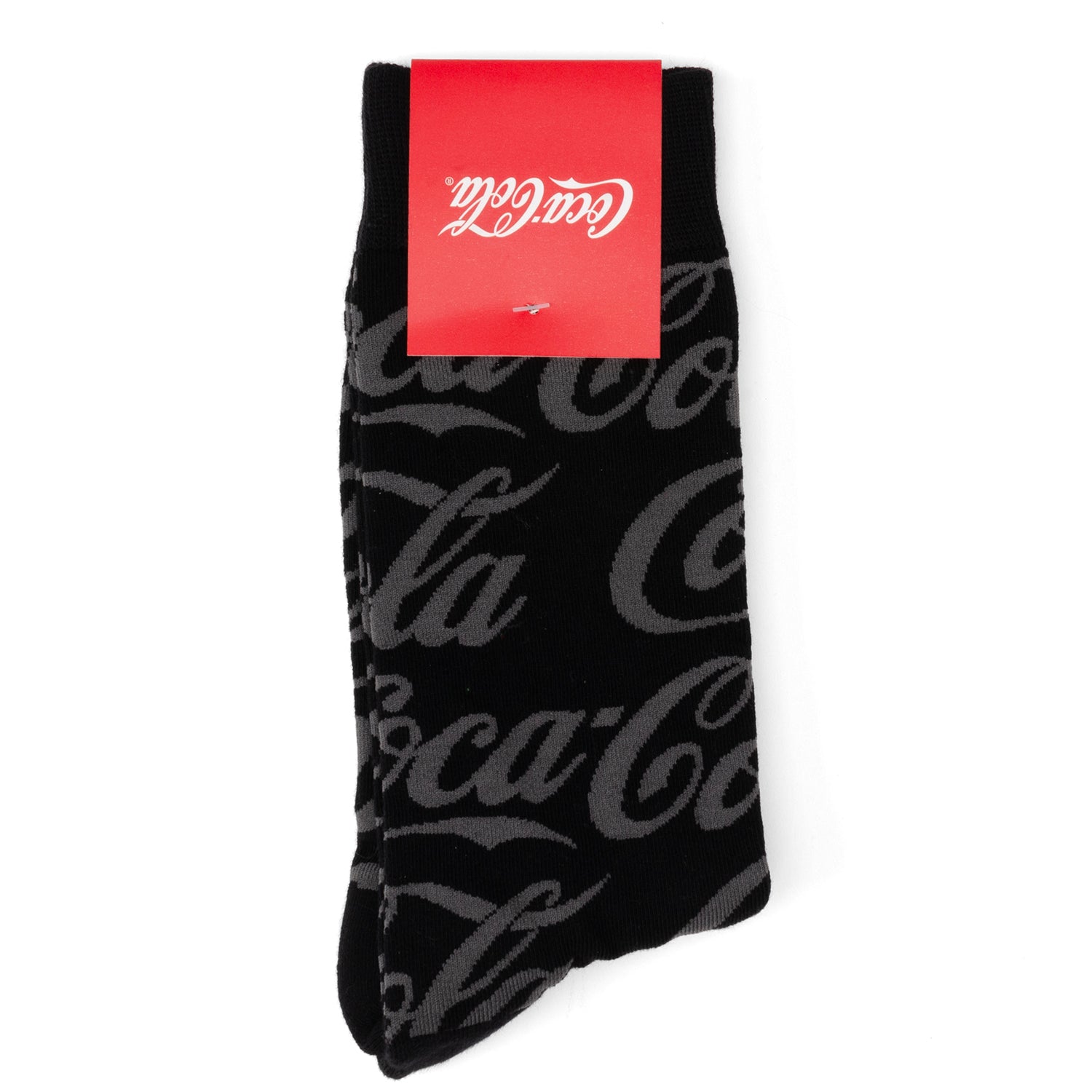  Cufflinks Coca-Cola Black Logo Dress Socks - Default Title - Bonton