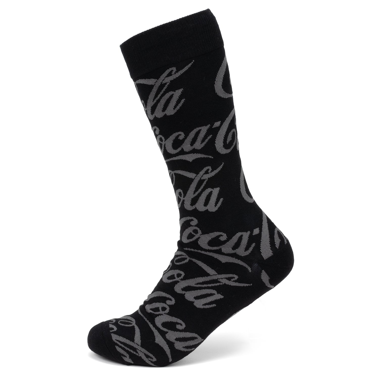  Cufflinks Coca-Cola Black Logo Dress Socks - Default Title - Bonton