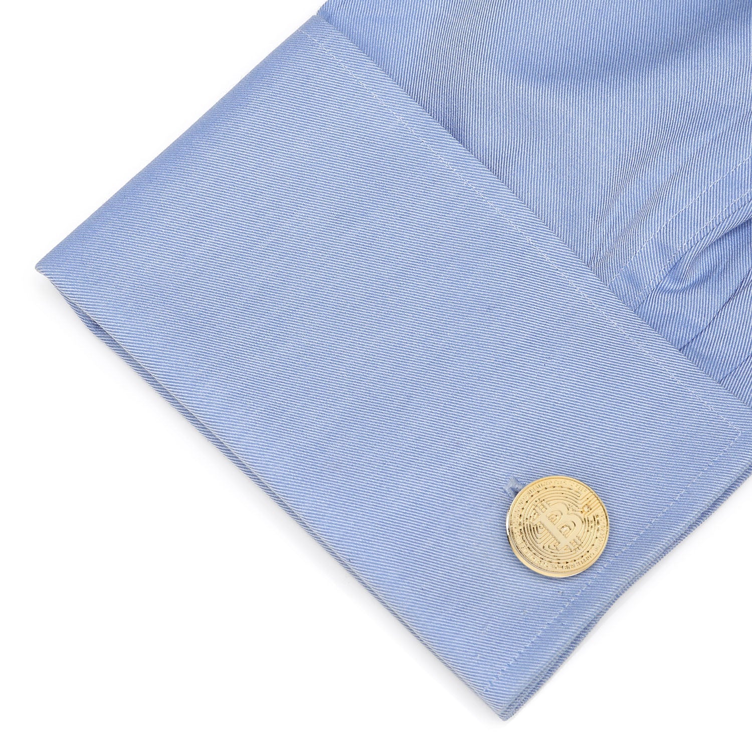  Cufflinks Crypto Bitcoin Debossed Cufflink - Default Title - Bonton