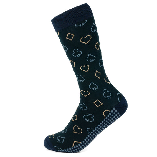 Card Suits Casino Blue Men's Socks