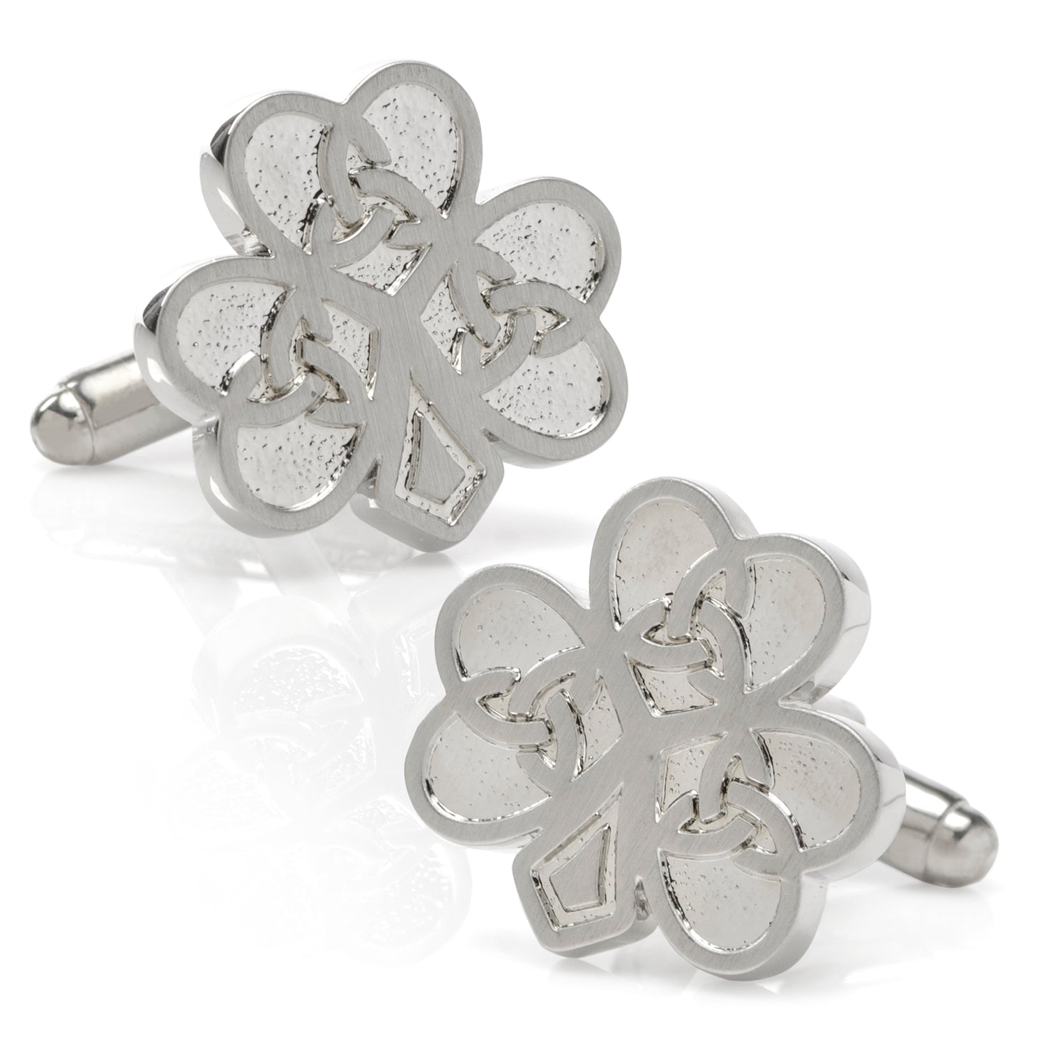  Cufflinks Celtic Knot Shamrock Cufflinks - Default Title - Bonton