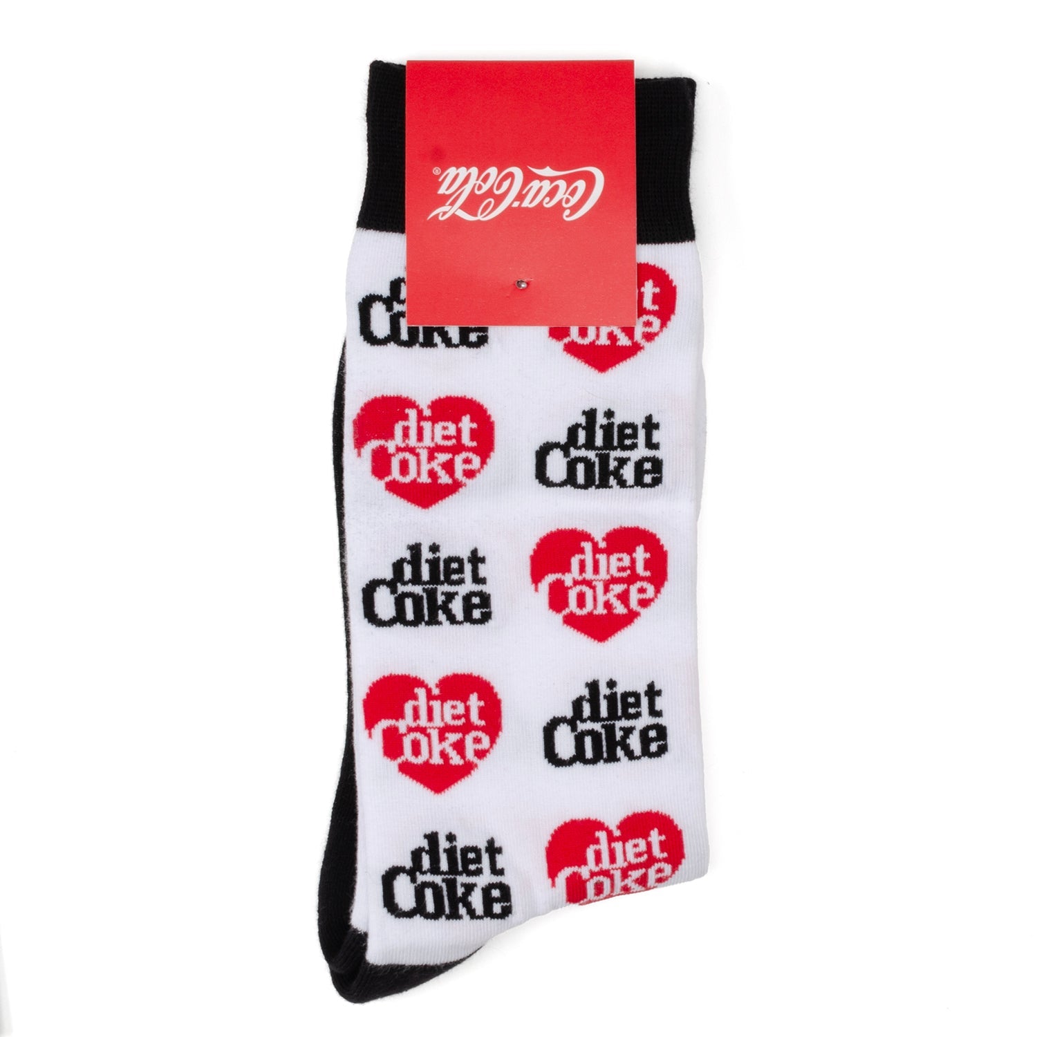  Cufflinks Diet Coke White Dress Socks - Default Title - Bonton