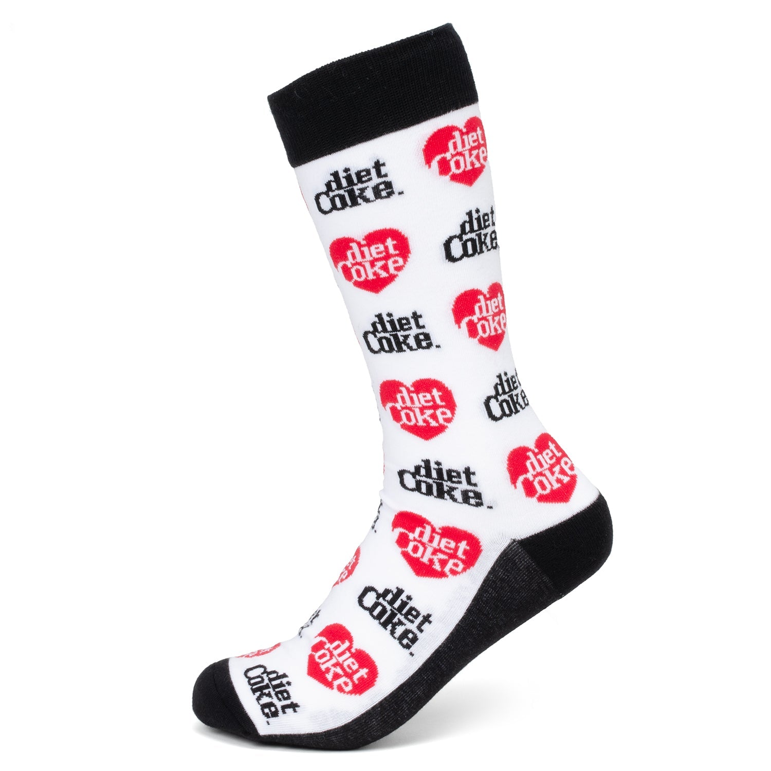  Cufflinks Diet Coke White Dress Socks - Default Title - Bonton