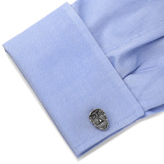 Silver Day of the Dead Cufflinks