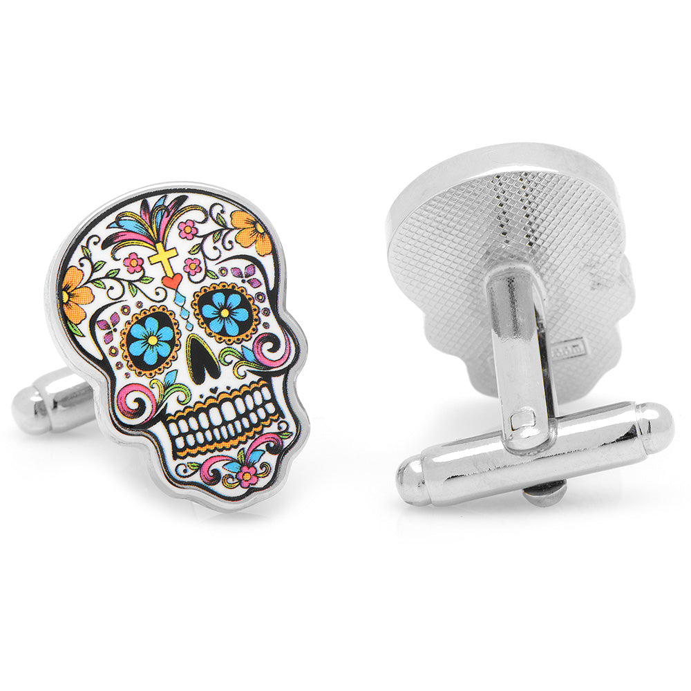  Cufflinks Day of the Dead Skull Cufflinks - Default Title - Bonton