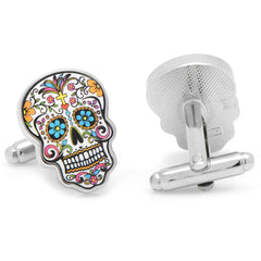 Day of the Dead Skull Cufflinks