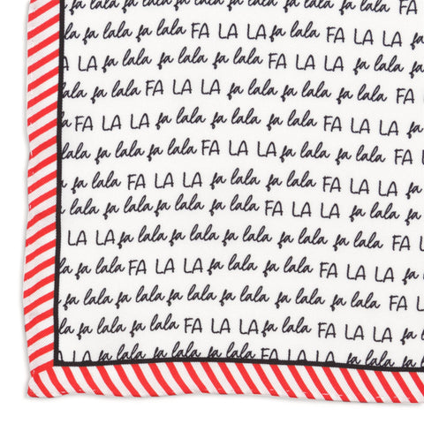 Fa La La Holiday Pocket Square