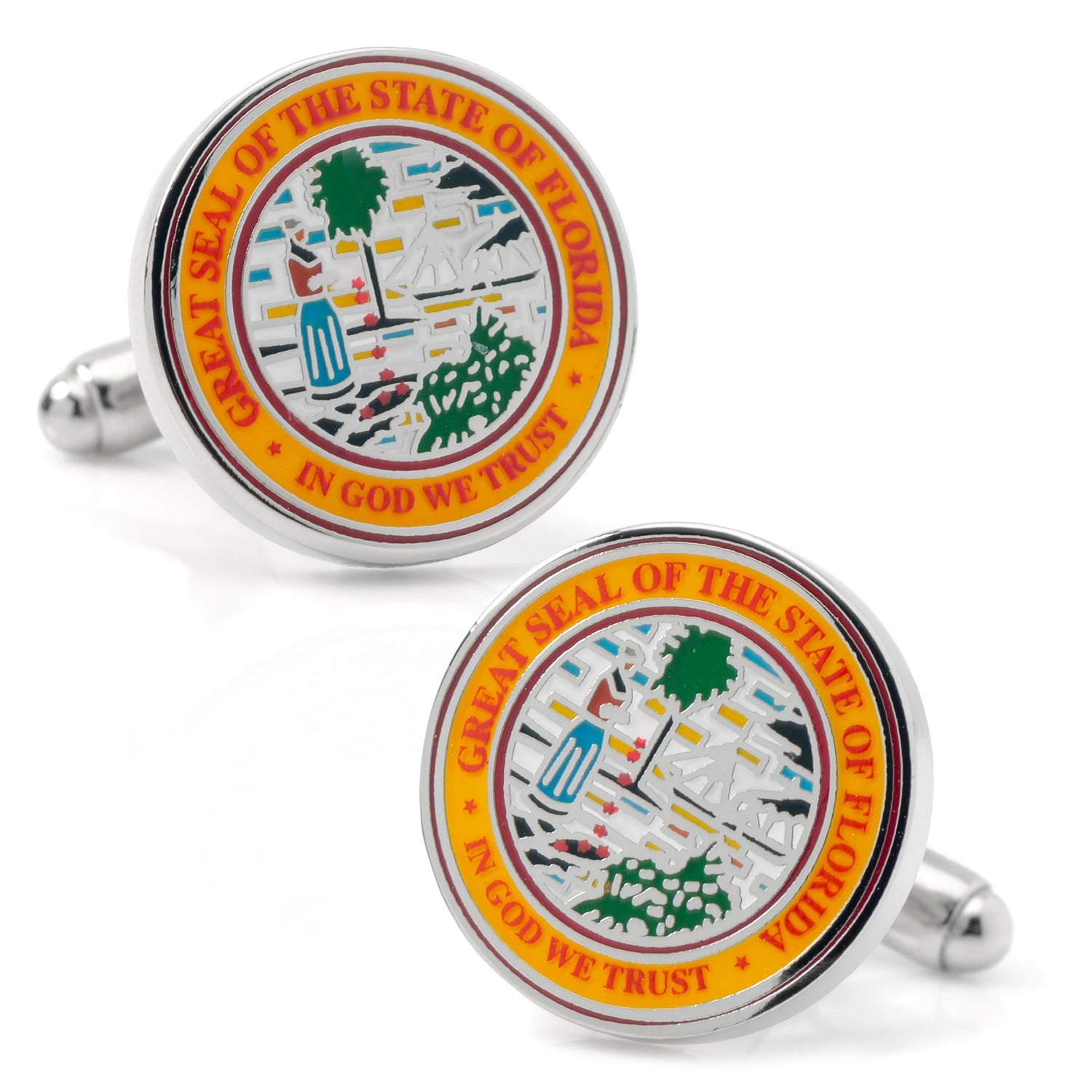  Cufflinks Florida Seal Cufflinks - Default Title - Bonton