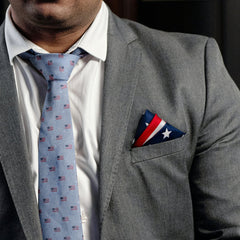 Stars and Stripes Pocket Square