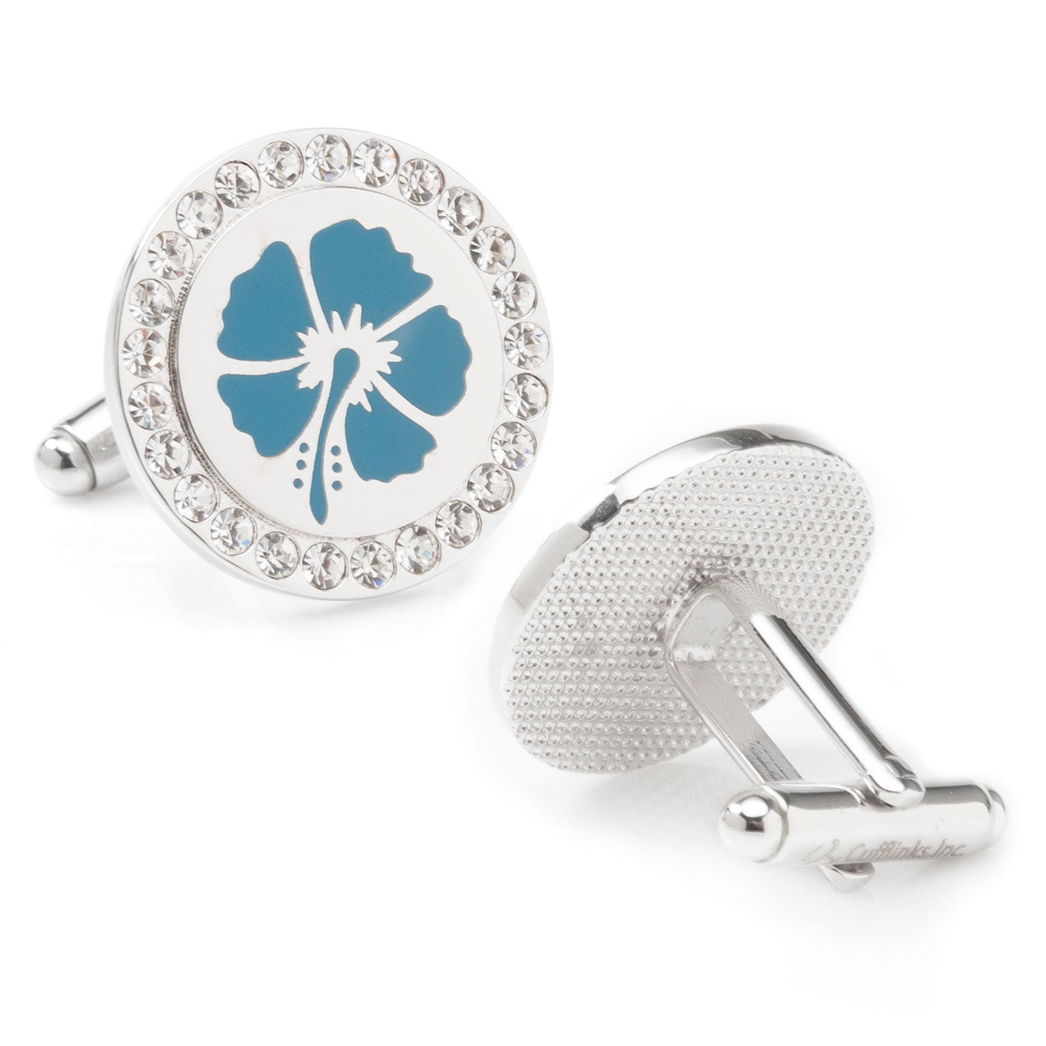  Cufflinks Blue Flower Cufflinks - Default Title - Bonton