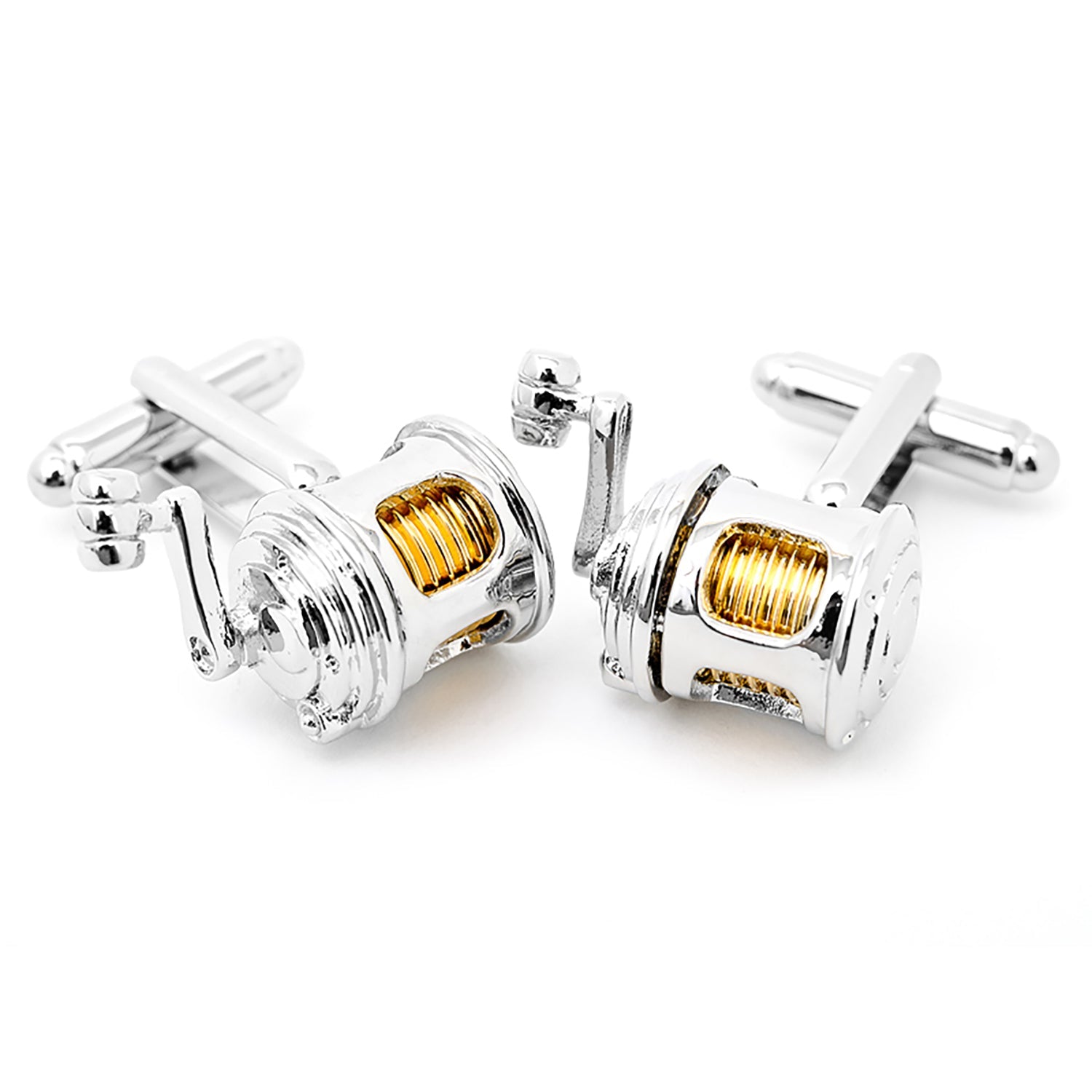  Cufflinks Fishing Reel Cufflinks - Default Title - Bonton