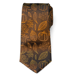 Fall Spice Men's Brown Tie