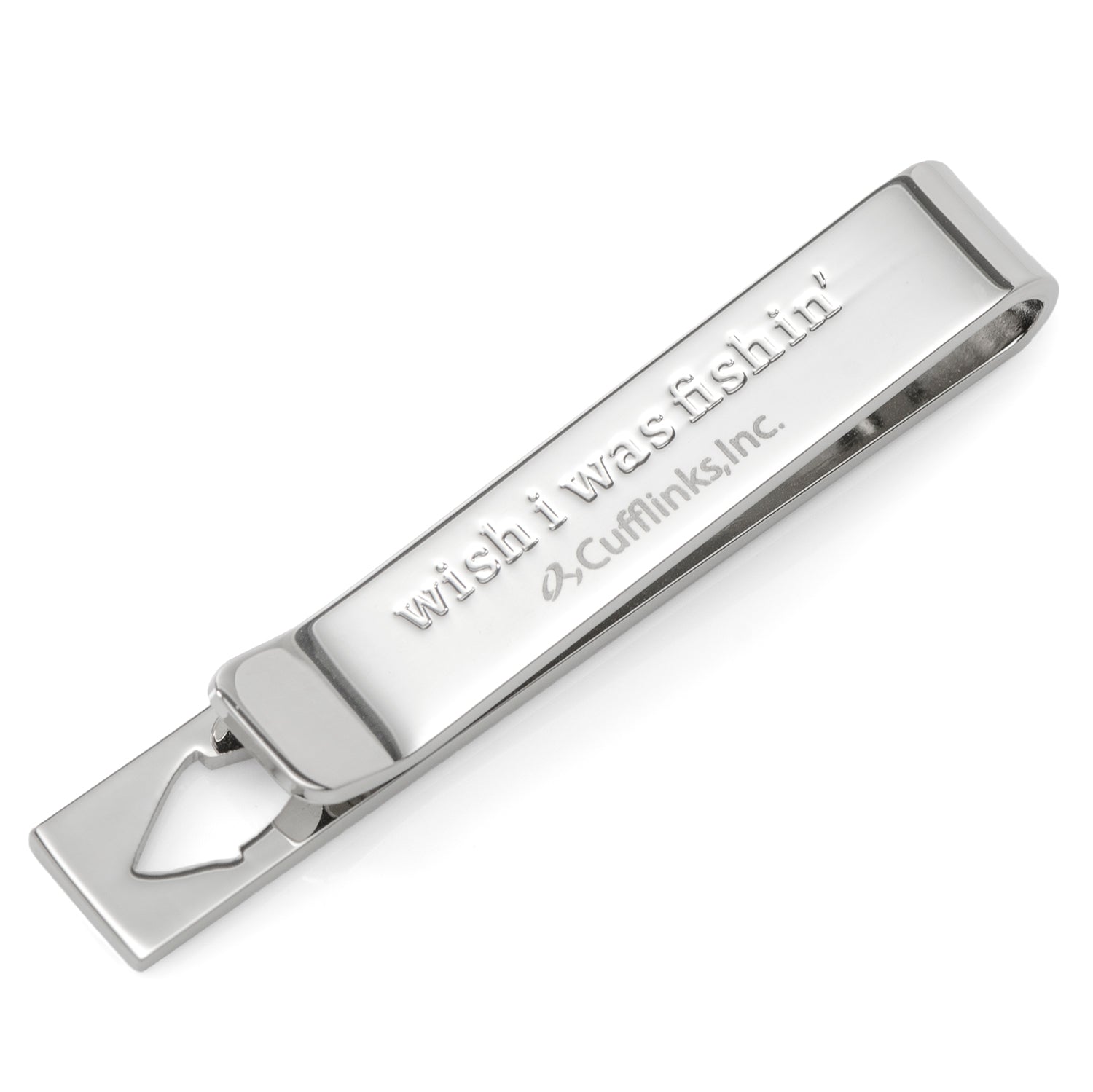  Cufflinks Fishing Cut-Out Hidden Message Tie Bar - Default Title - Bonton