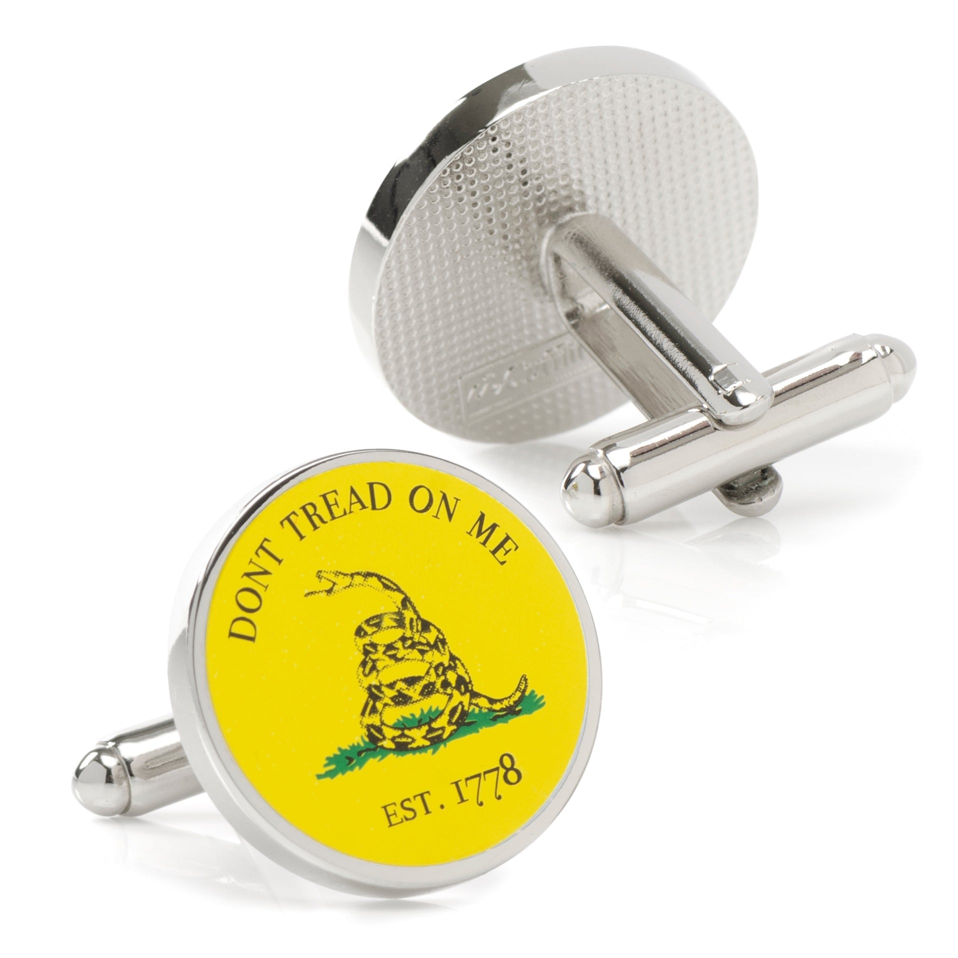  Cufflinks Gadsden Flag Cufflinks - Default Title - Bonton