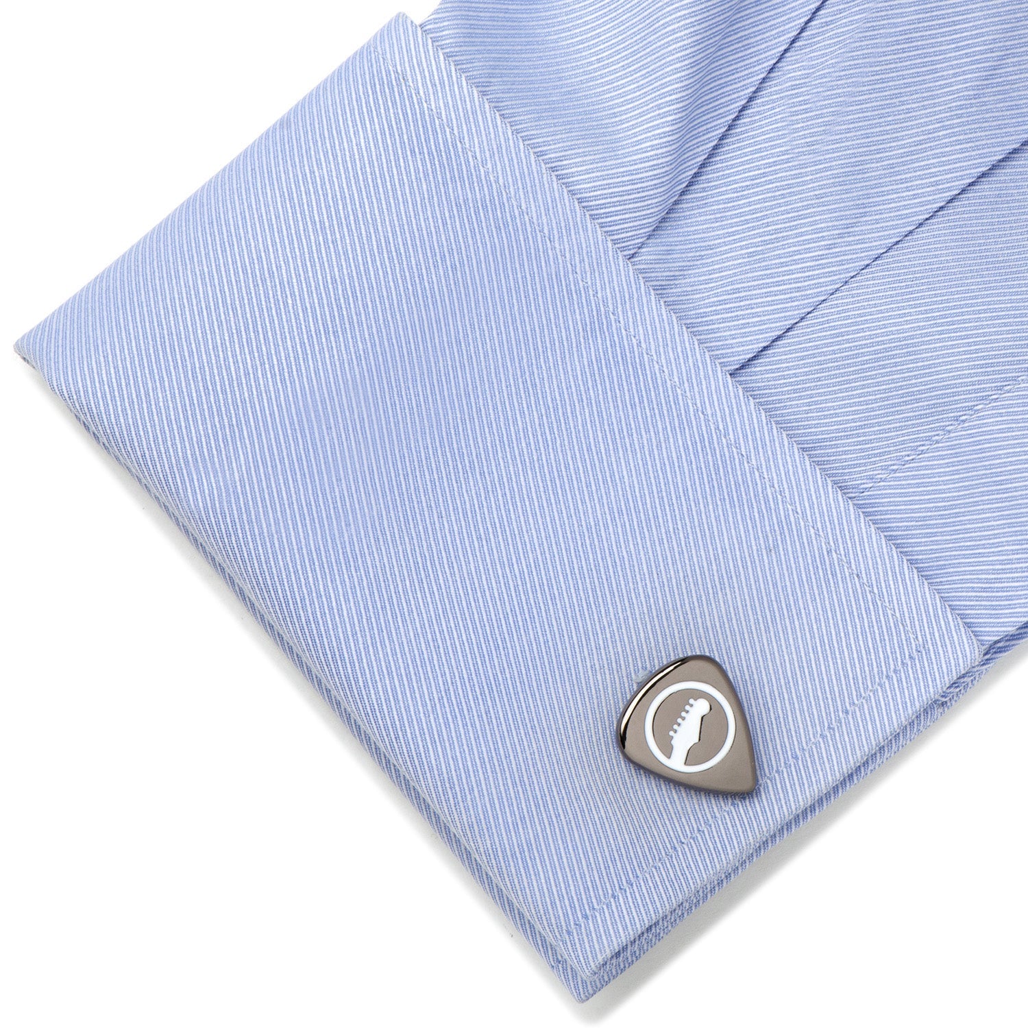  Cufflinks Black Guitar Pick Cufflinks - Default Title - Bonton