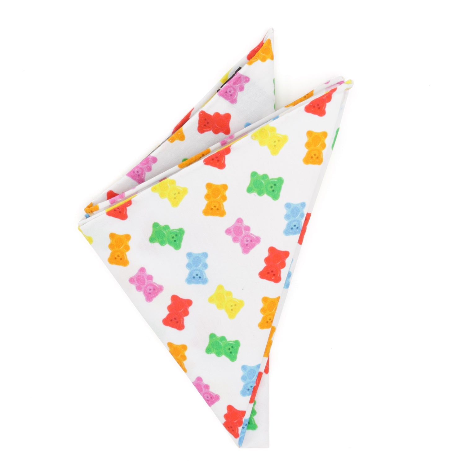  Cufflinks Gummy Bear Pocket Square - Default Title - Bonton