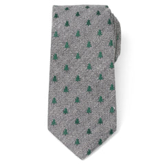 Holiday Tree Herringbone Tie