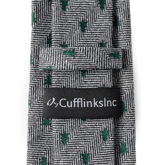 Holiday Tree Herringbone Tie