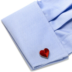 Red Heart Cufflinks