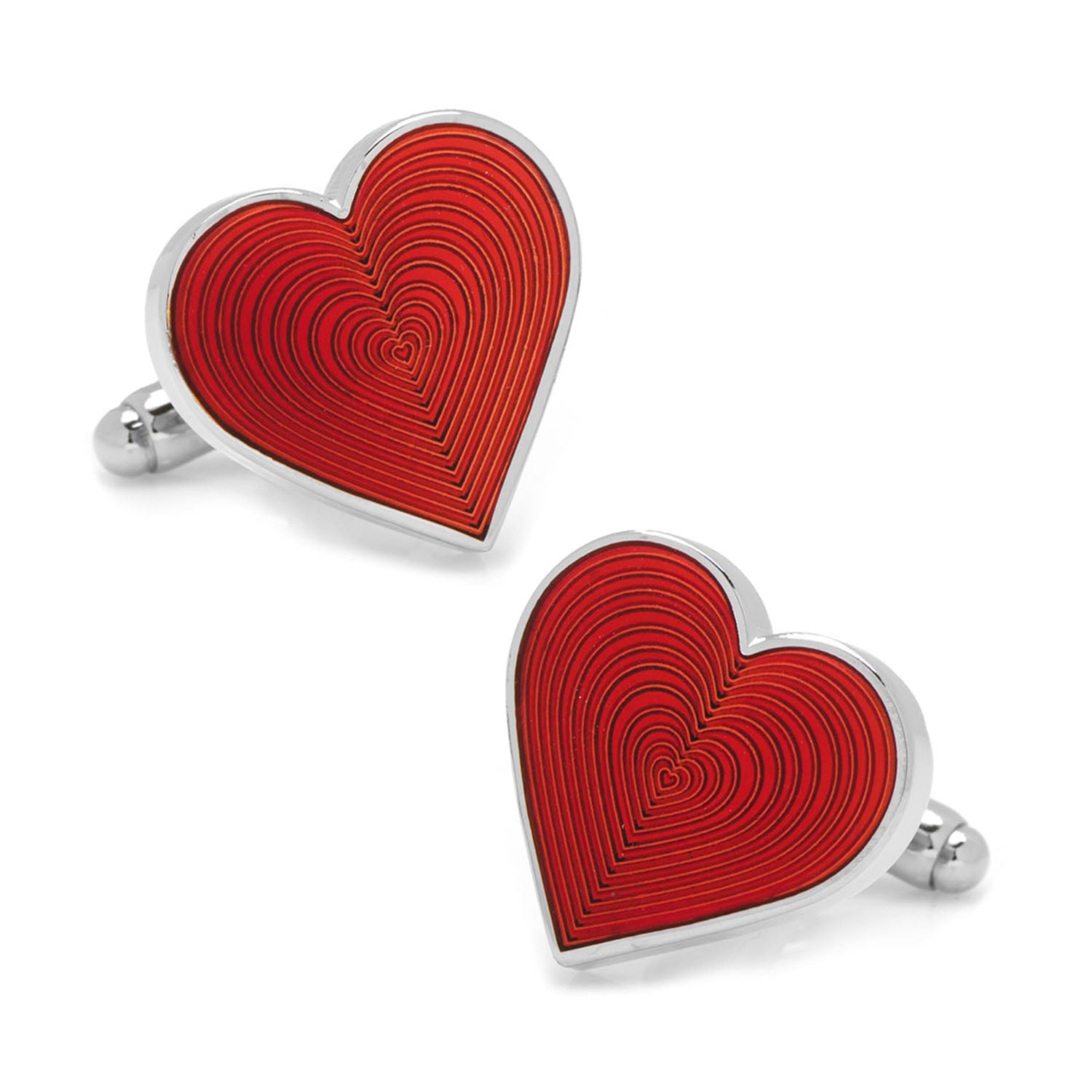  Cufflinks Red Heart Cufflinks - Default Title - Bonton