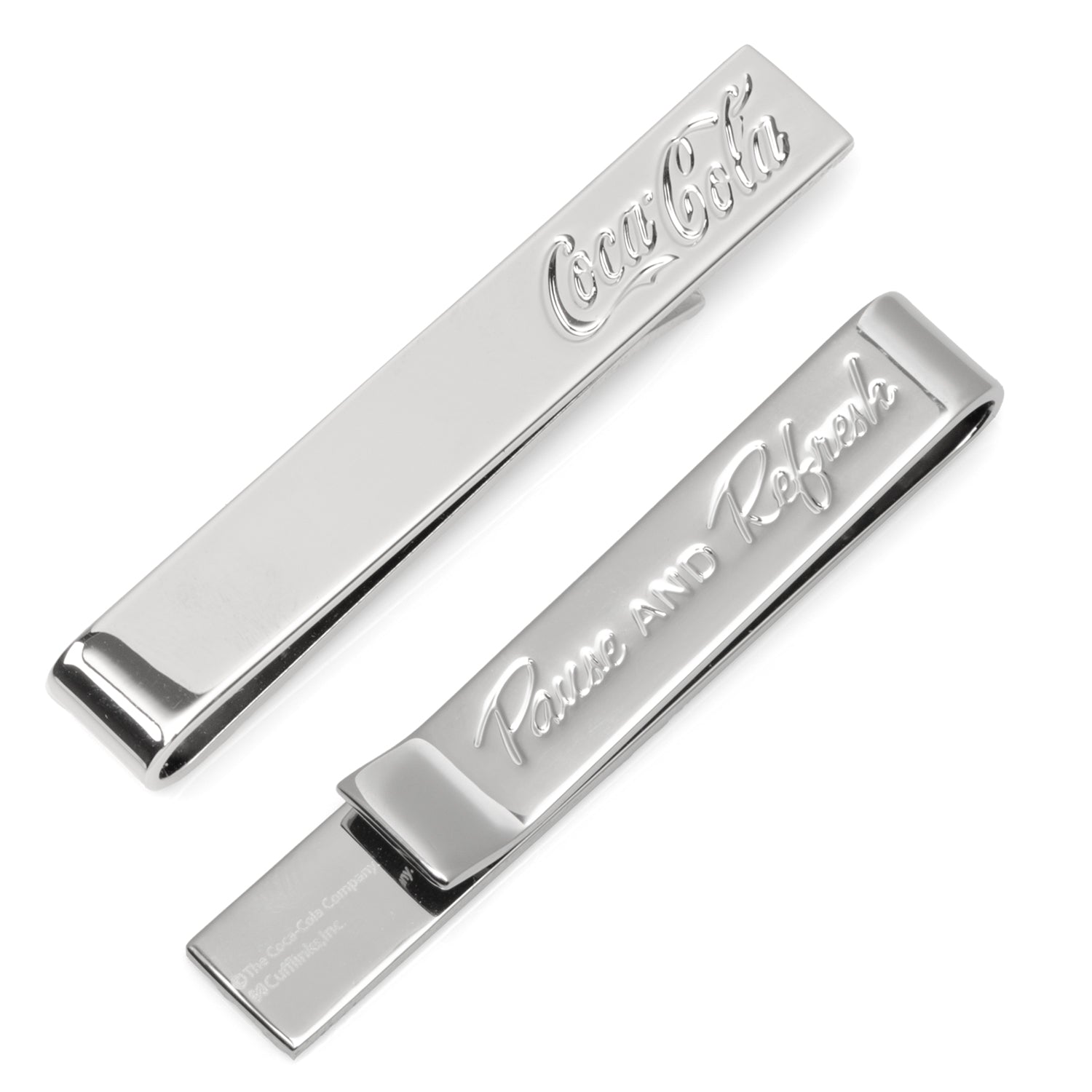  Cufflinks Coca-Cola Hidden Message Tie Bar - Default Title - Bonton