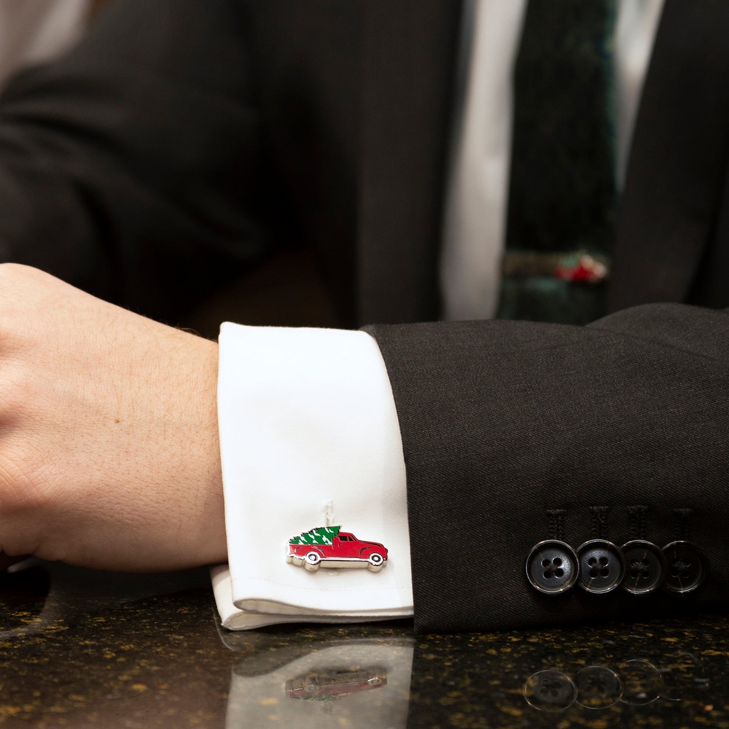  Cufflinks Holiday Truck Cufflinks - Default Title - Bonton