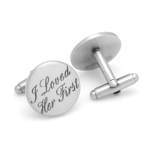 Wedding Series I Loved Her First Cufflinks