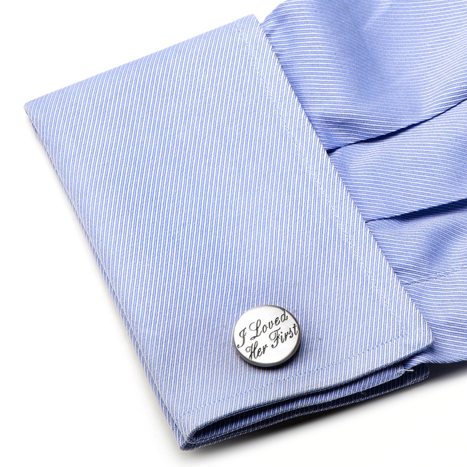  Cufflinks Wedding Series I Loved Her First Cufflinks - Default Title - Bonton