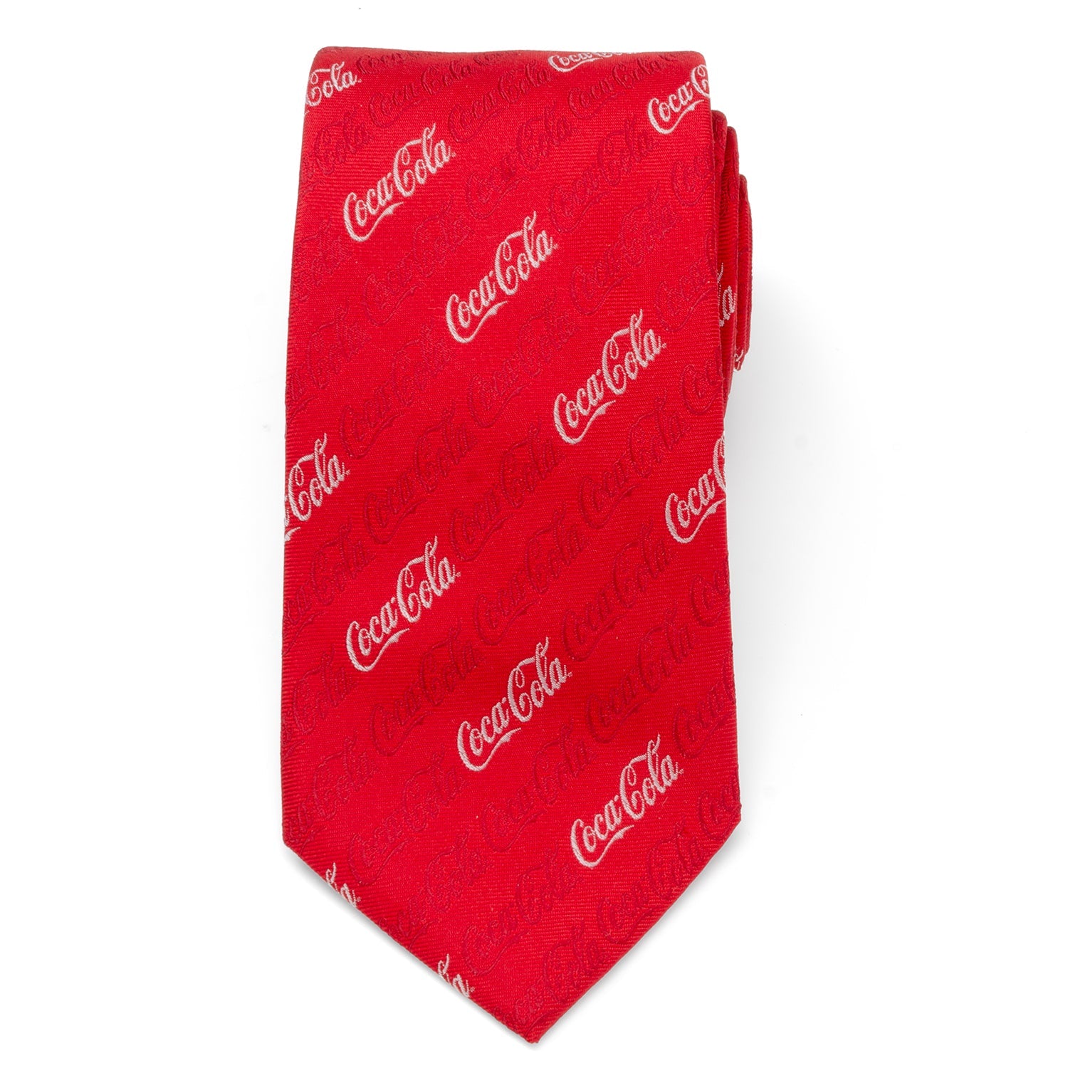  Cufflinks Coca-Cola Logo Red Men's Tie - Default Title - Bonton