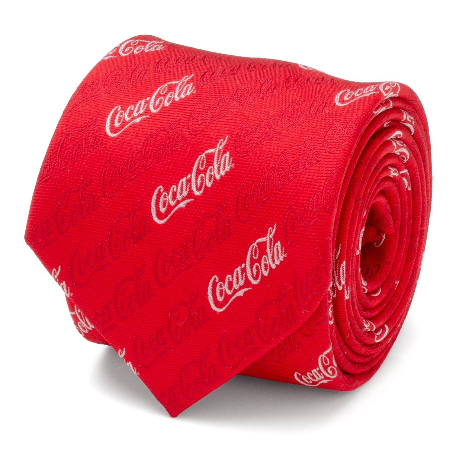  Cufflinks Coca-Cola Logo Red Men's Tie - Default Title - Bonton