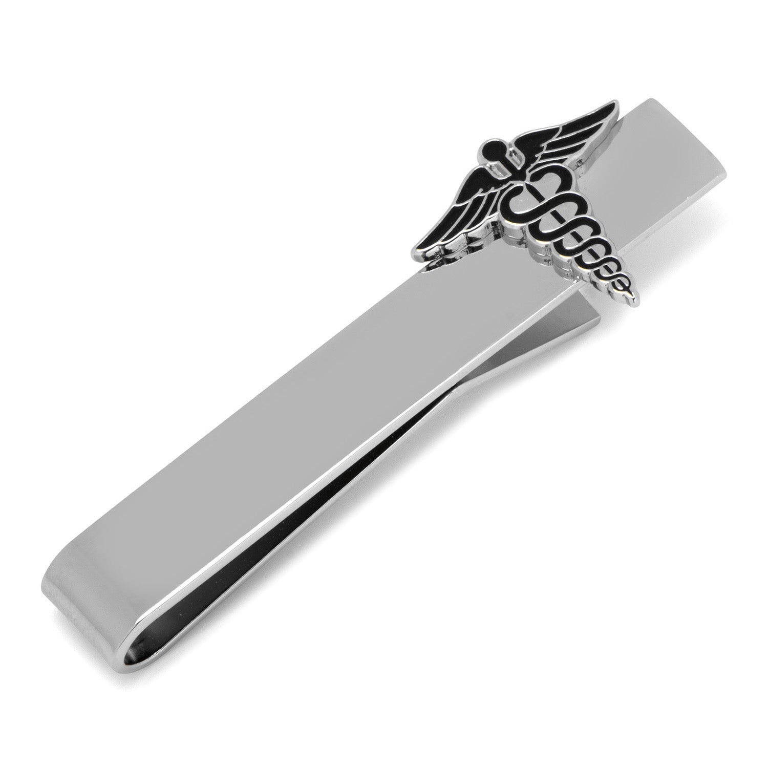  Cufflinks Medical Caduceus Tie Bar - Default Title - Bonton