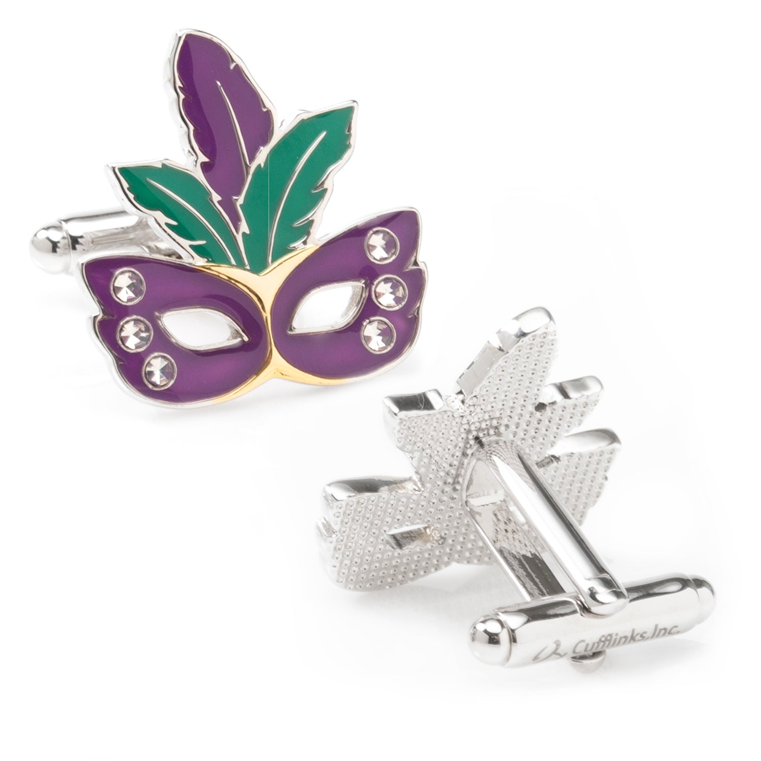  Cufflinks Mardi Gras Cufflinks - Default Title - Bonton