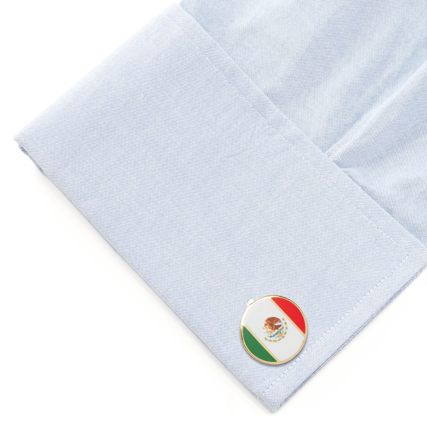  Cufflinks Mexico Flag Cufflinks - Default Title - Bonton