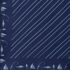 Nautical Blue Pocket Square