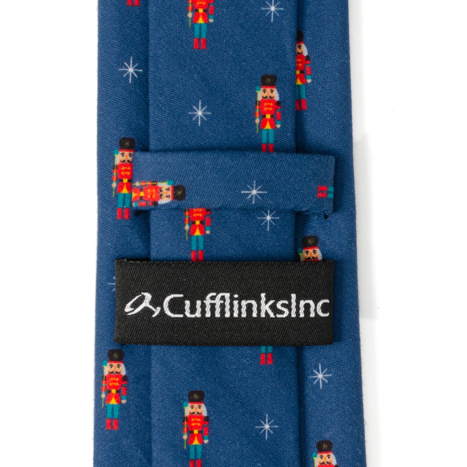  Cufflinks Nutcracker Men's Navy Tie - Default Title - Bonton