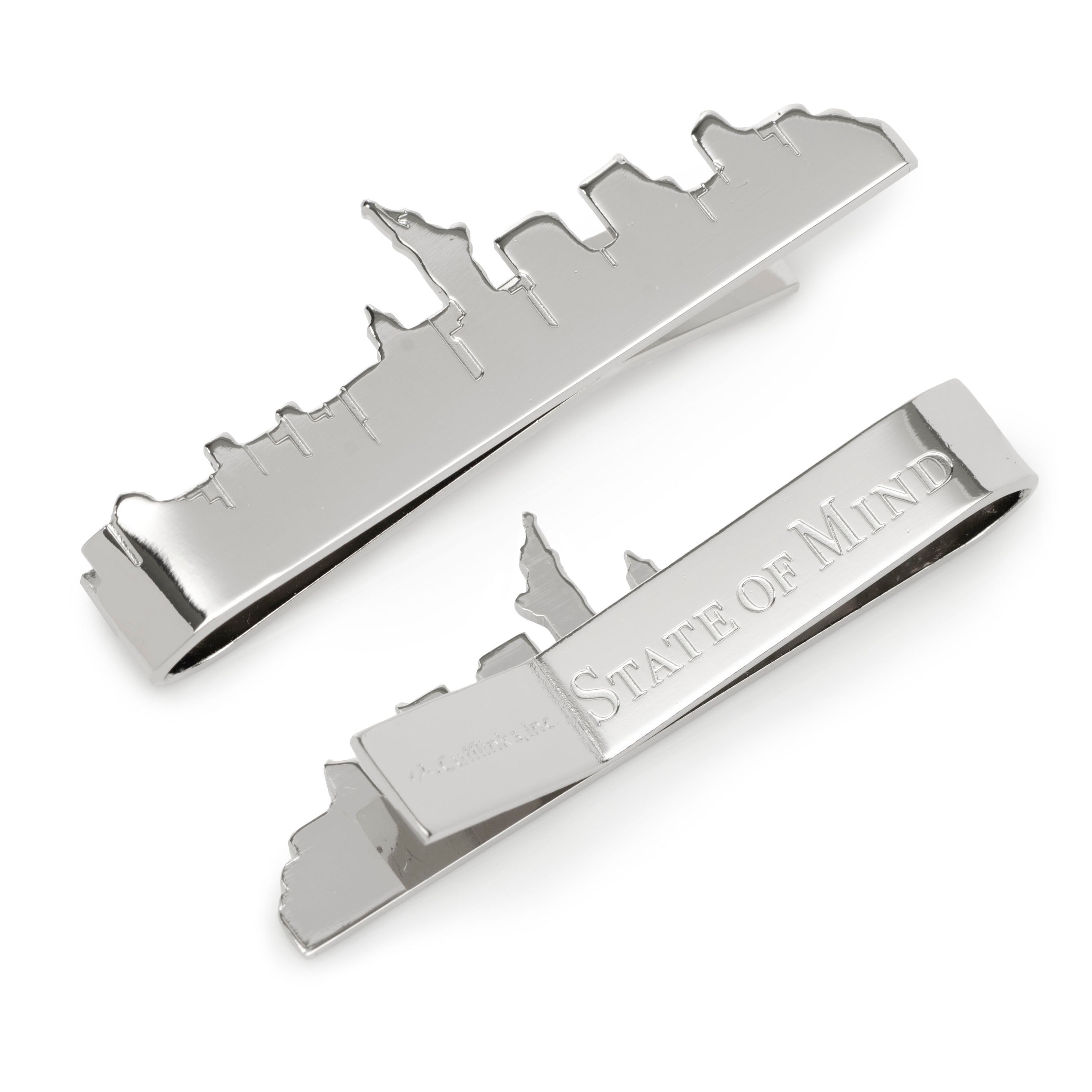  Cufflinks New York Skyline Tie Bar - Default Title - Bonton