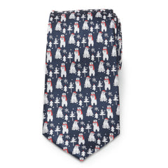 Polar Bear Blue Men's Tie