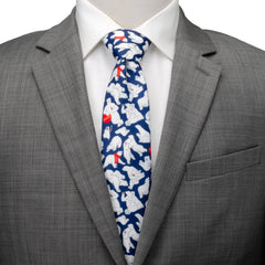 Coca-Cola Polar Bear Navy Blue Men's Tie