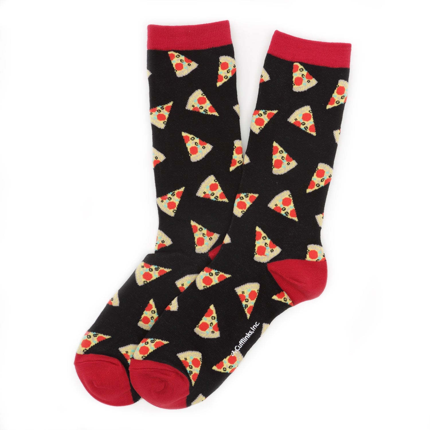  Cufflinks Pizza Men’s Sock - Default Title - Bonton