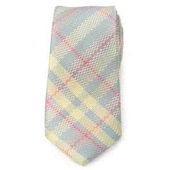 Pastel Plaid Men's Tie