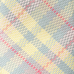 Pastel Plaid Men's Tie