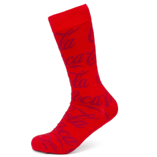 Coca-Cola Red Logo Dress Socks