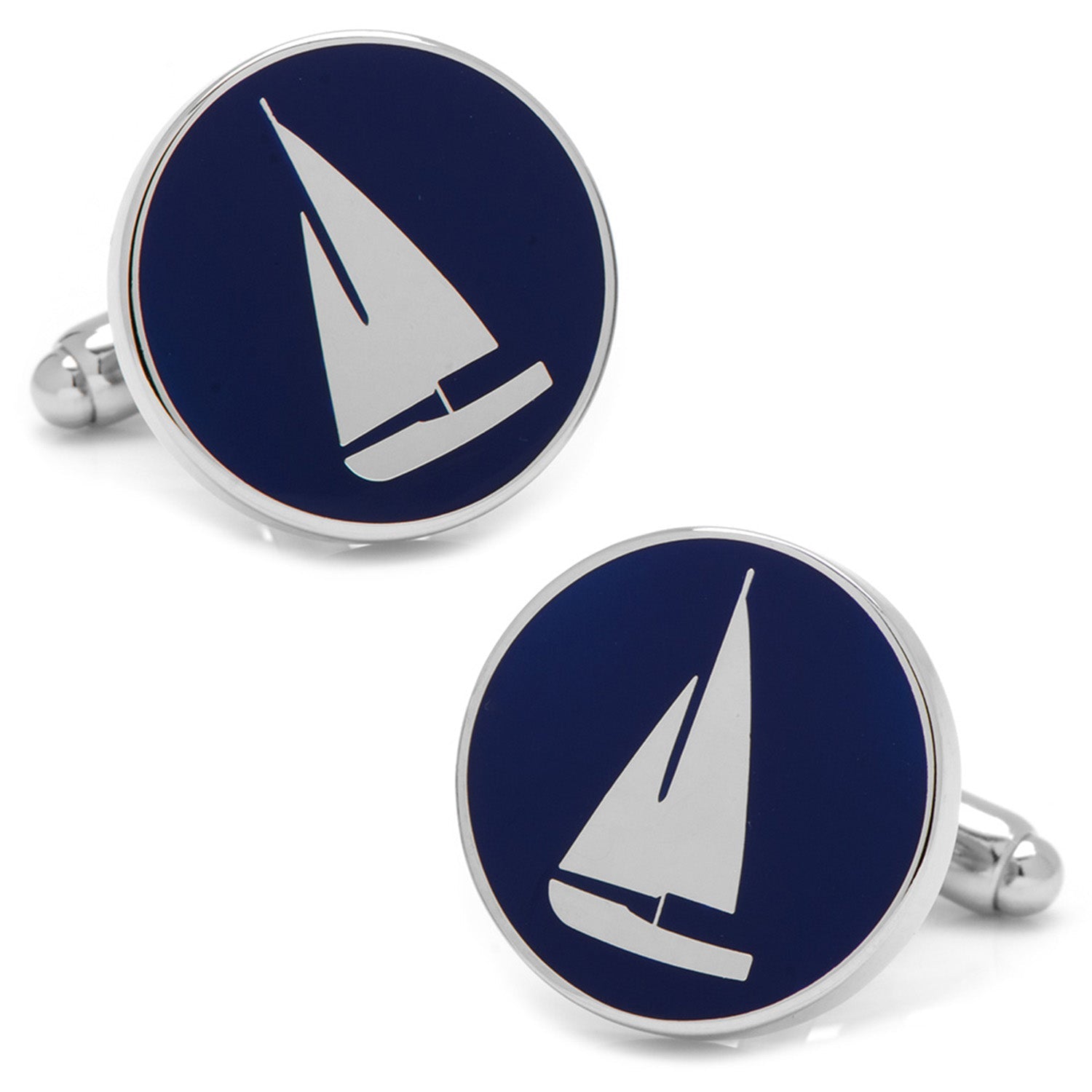  Cufflinks Sailboat Cufflinks - Default Title - Bonton